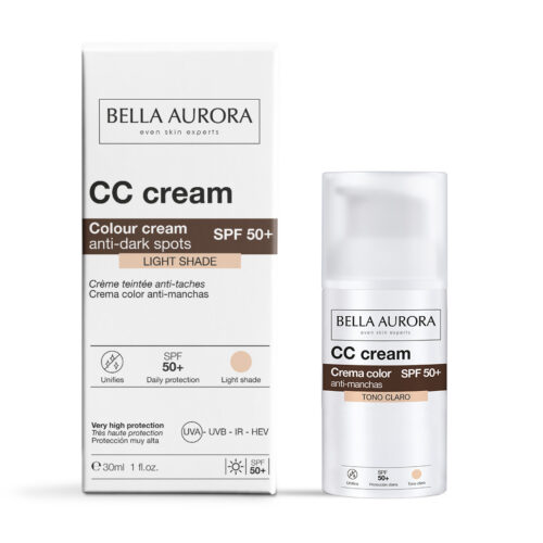CC Cream Anti-Manchas - Tom Claro - Bella Aurora