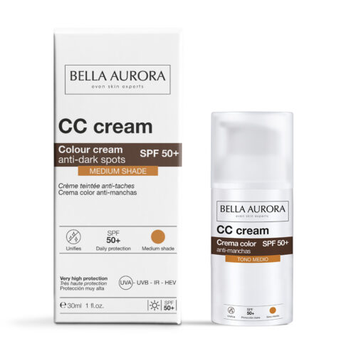 CC Cream Anti-Manchas - Tom Médio - Bella Aurora